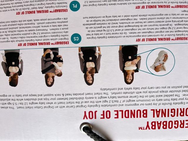 Mochila bebé marca ergobaby