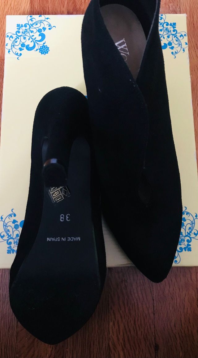 zapatos tacón vestir 38