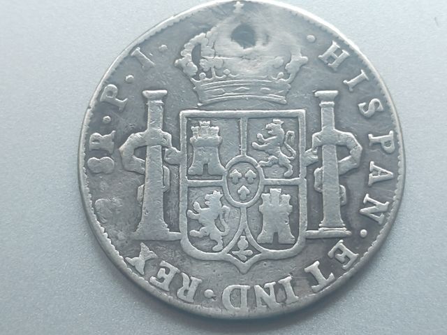 🇪🇦🇧🇴 8 reales de plata de 1808, ceca Potosí.