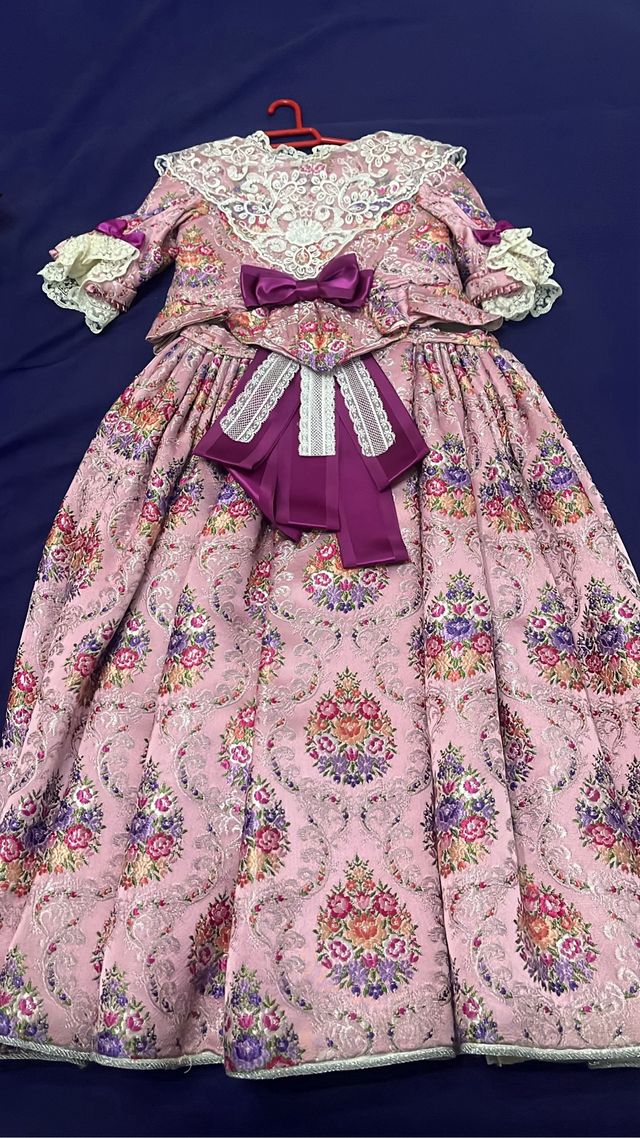 traje de fallera niña de 2 a 4 años