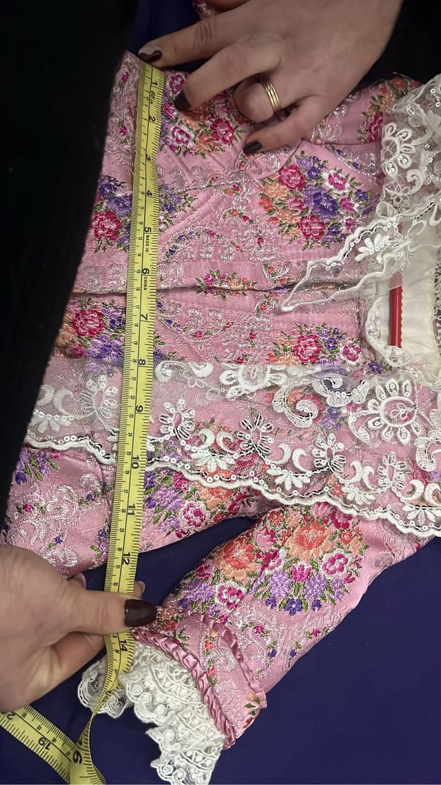 traje de fallera niña de 2 a 4 años