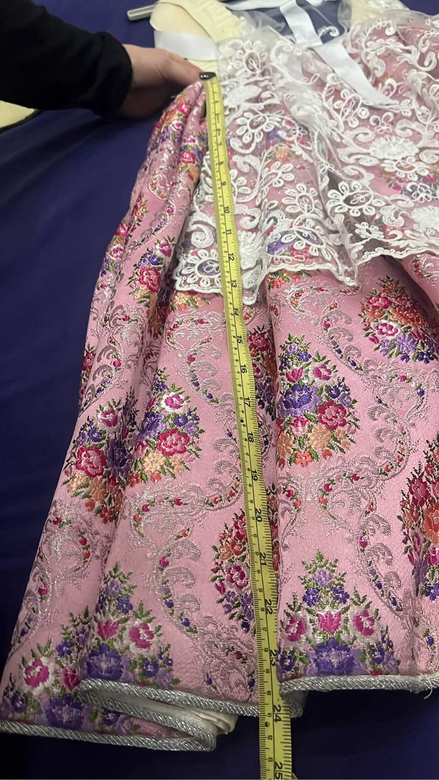 traje de fallera niña de 2 a 4 años