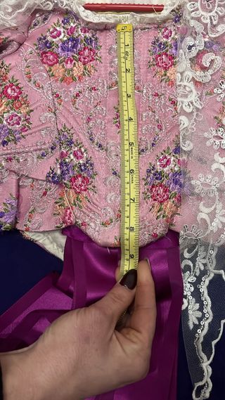 traje de fallera niña de 2 a 4 años