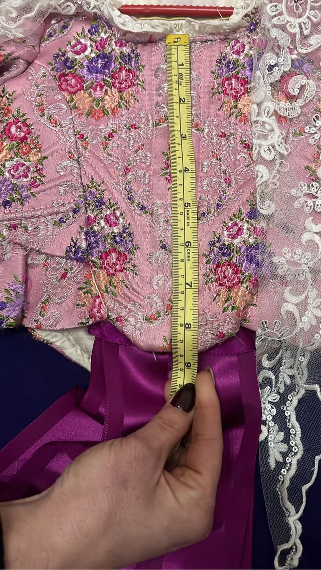 traje de fallera niña de 2 a 4 años