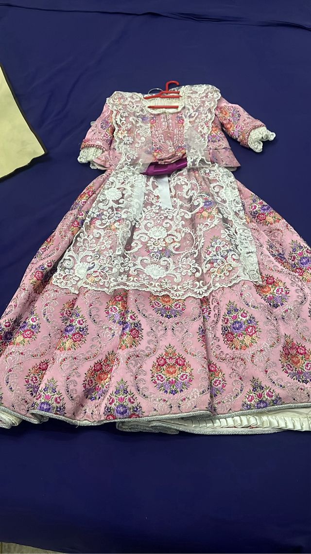 traje de fallera niña de 2 a 4 años