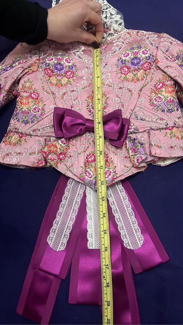 traje de fallera niña de 2 a 4 años