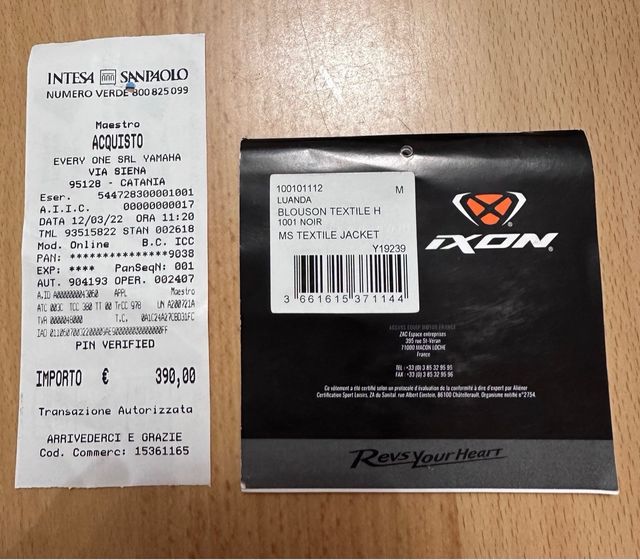 giacca da motociclista