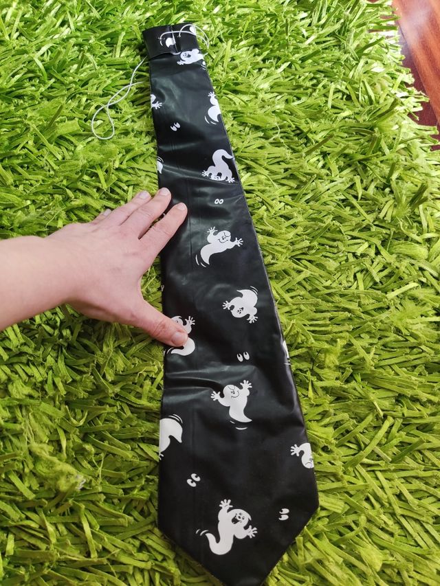 Corbata plástico para disfraz🥸