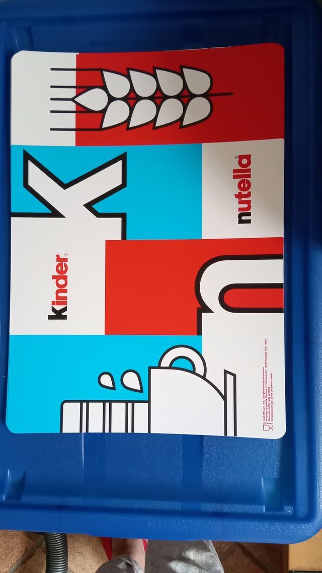 Nuova tovaglietta colazione Kinder