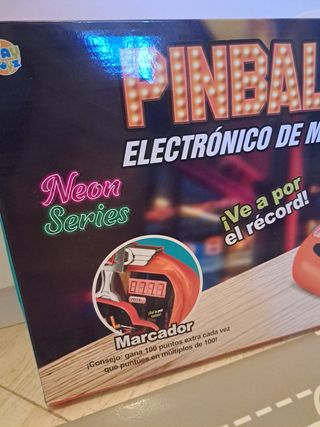 Pinball juego electrónico