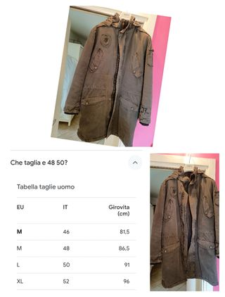 giaccone uomo invernale grigio scuro 