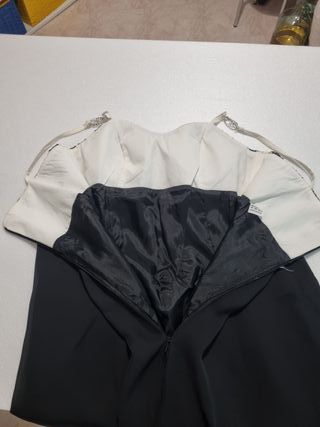 Abito Completo Bianco e Nero Donna Taglia 42