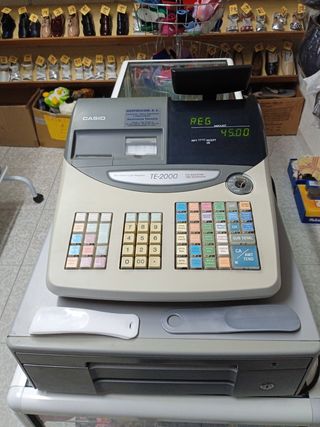caja registradora Casio modeloTE-2000