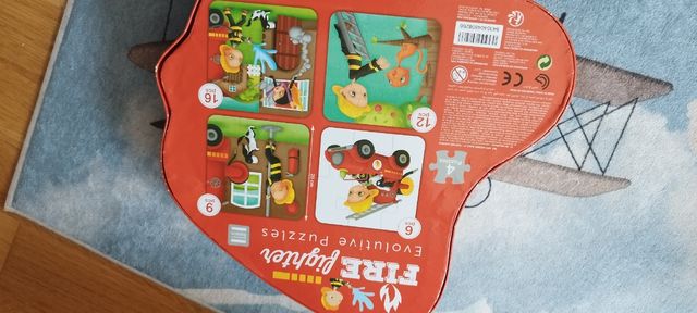 puzzle evolutivo, 4 puzzles, caja bonita