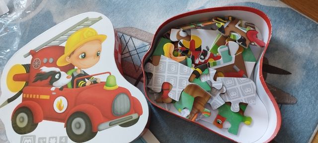 puzzle evolutivo, 4 puzzles, caja bonita