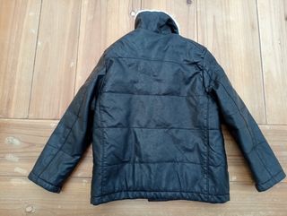 Chaqueta niño cuero negro 