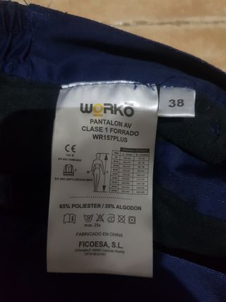 Pantalon trabajo