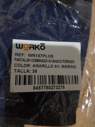 Pantalon trabajo