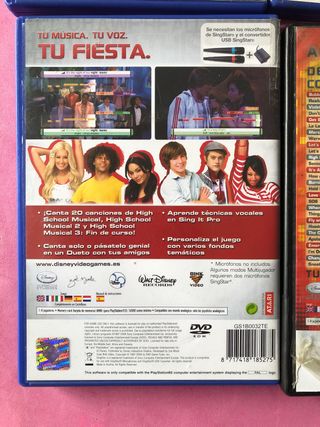 LOTE 4 JUEGOS SINGSTAR PARTY / HIGH SCHOOL