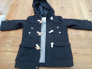 Abrigo de paño azul