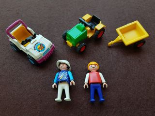 Playmobil niños + vehiculos