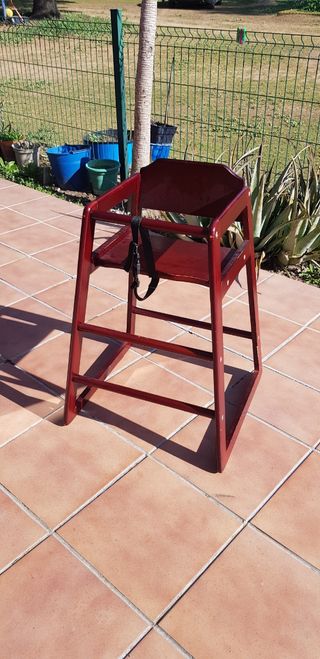 Trona infantil de madera, calidad, muy fuerte