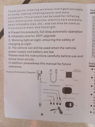 Compressore per auto portatile