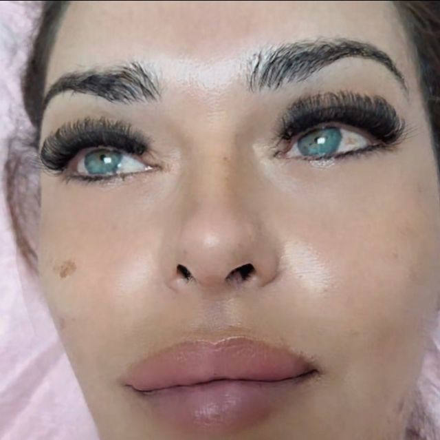 Pestañas y microblanding