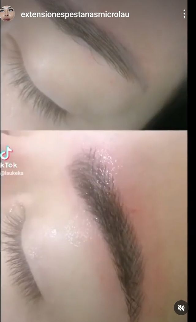 Pestañas y microblanding