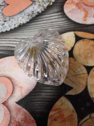 Portagioie cuore in cristallo