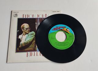 Vinilo single Elton John y Kiki Dee