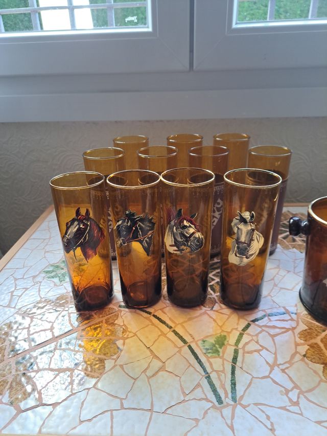 Juego de vasos con cubo whisky