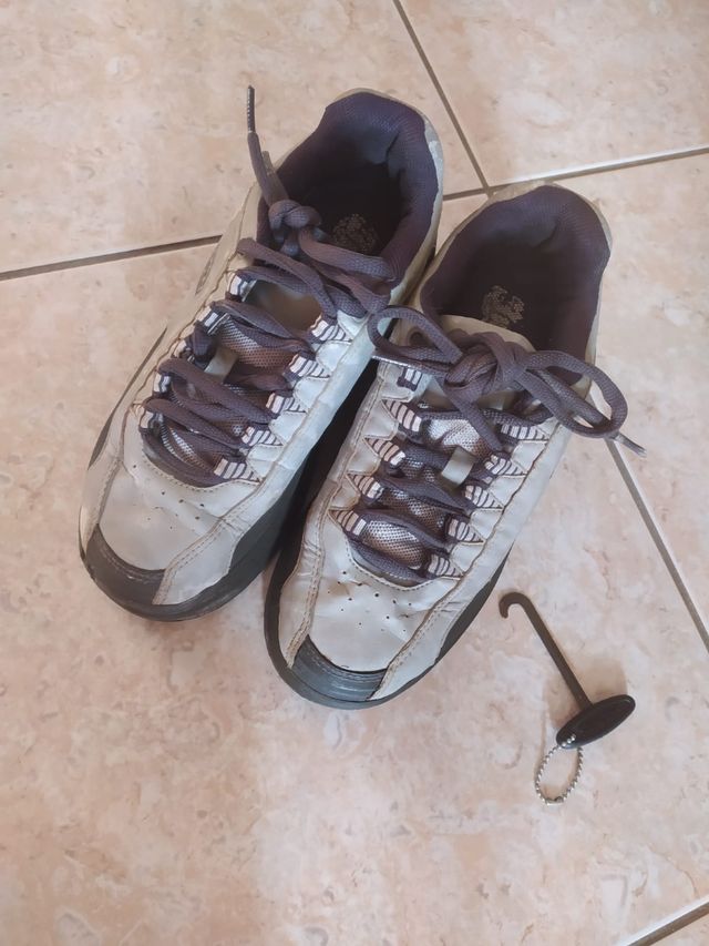 Scarpe con rotelle grigie "Skechers" unisex