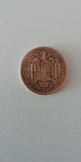 Moneda antigua del 1953
