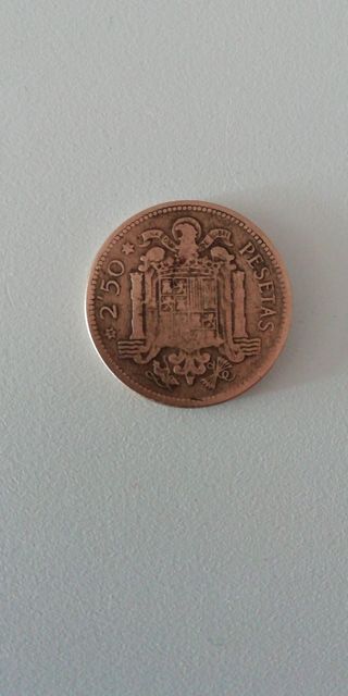 Moneda antigua del 1953