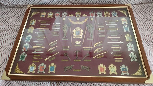 Gran cuadro heráldico medieval