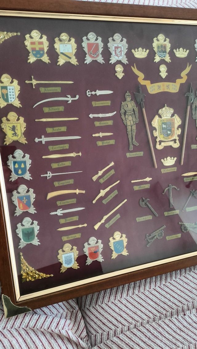 Gran cuadro heráldico medieval