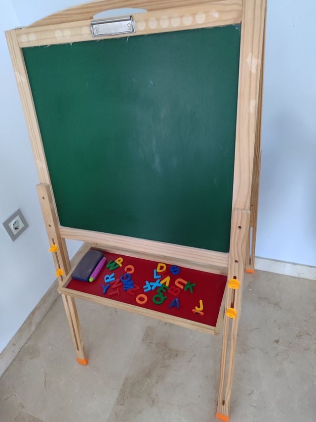 Pizarra infantil caballete pintura