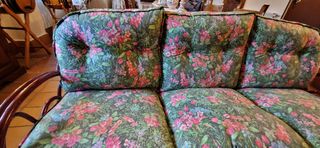 Sofa - 3 plazas - textil floral