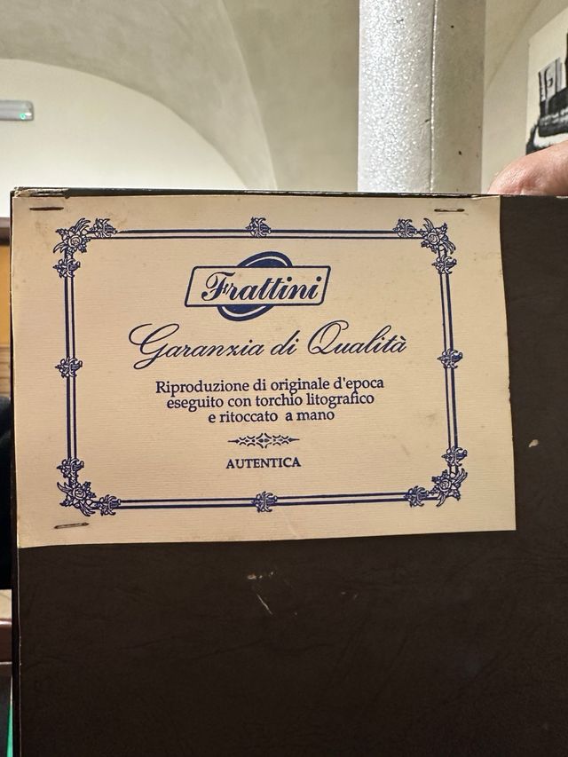 qudro con inserti in oro zecchino