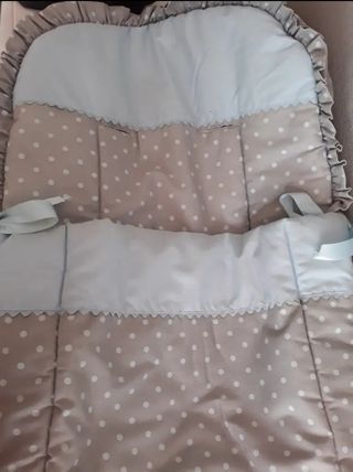 Saco para carro Bebe y Bolsa a juego