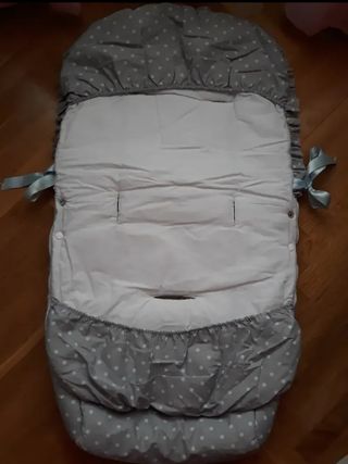 Saco para carro Bebe y Bolsa a juego