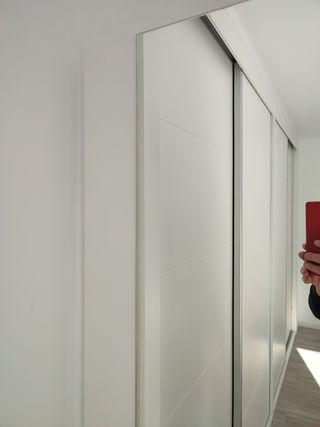 Espejo pie blanco 50x175 blanco lacado