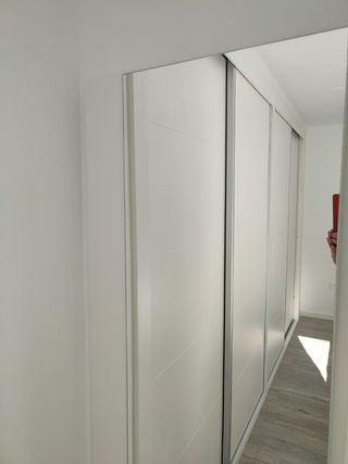 Espejo pie blanco 50x175 blanco lacado