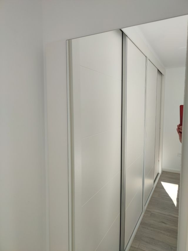 Espejo pie blanco 50x175 blanco lacado