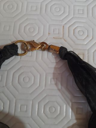 collana in tulle ciondolo vetro
