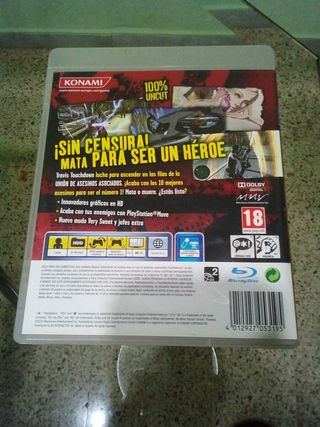No more Heroes 100Uncut PS3