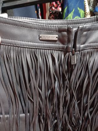 Falda mini flecos Pepe Jeans