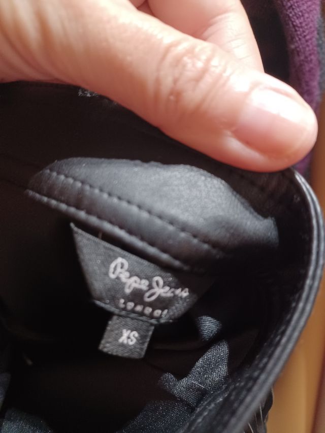 Falda mini flecos Pepe Jeans