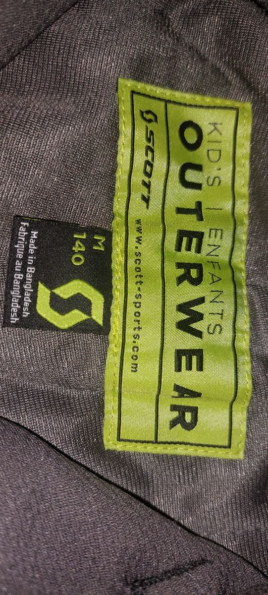 Pantalón ski Scott 140 cm negro